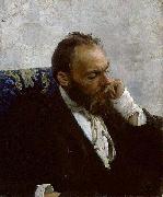 Ilya Repin Portrait of Professor Ivanov 1882 china oil painting artist